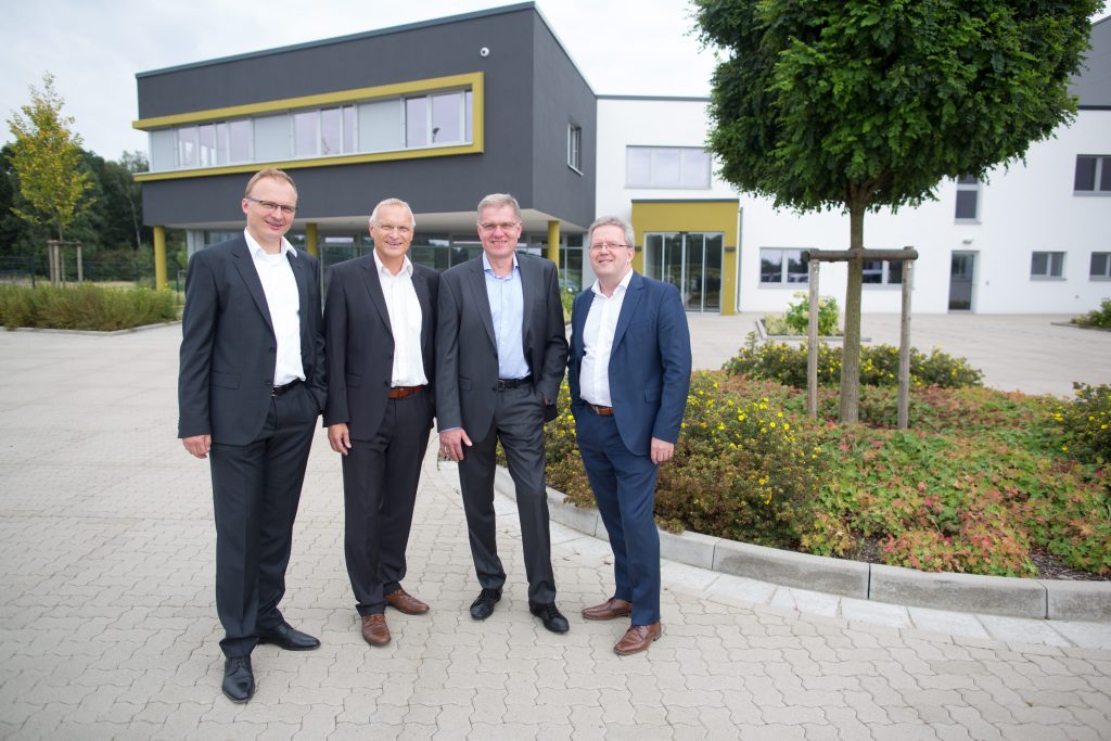 Die Geschäftsführer der Ludwig Bertram GmbH von links nach rechts: Dirk Moch, Andreas Schaper, Birger Tegtmeier und Thomas Ritter.